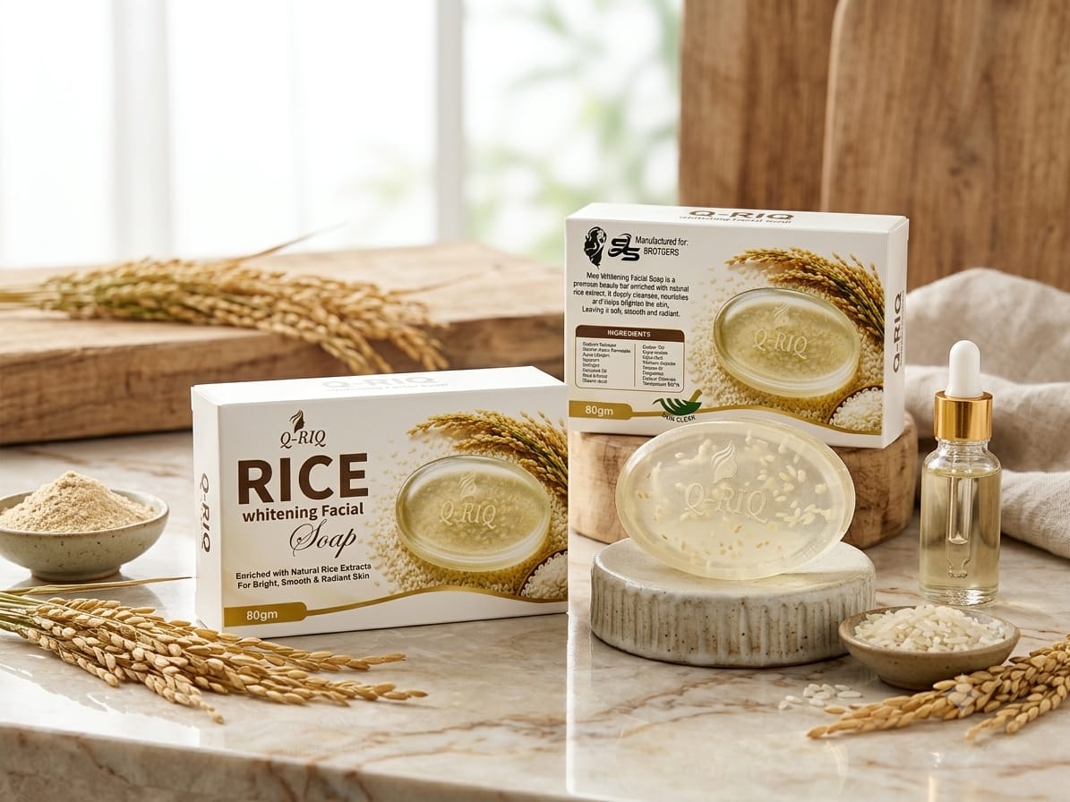 Rice Whitening Facial Soap (80g)